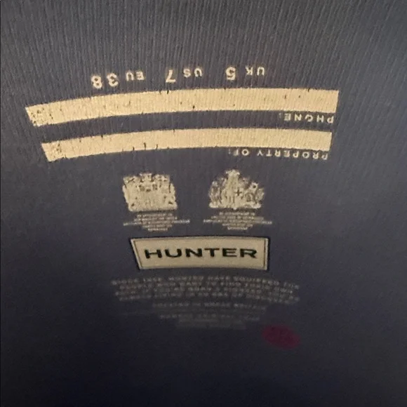 Hunter Classic Blue Tall Boots - Picture 2 of 7